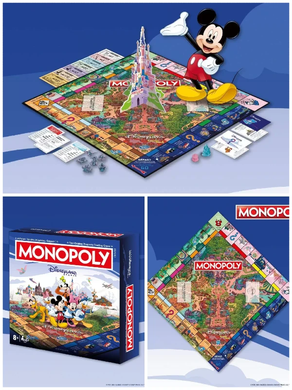 Plateau du jeu Monopoly Disneyland Paris